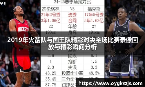 2019年火箭队与国王队精彩对决全场比赛录像回放与精彩瞬间分析